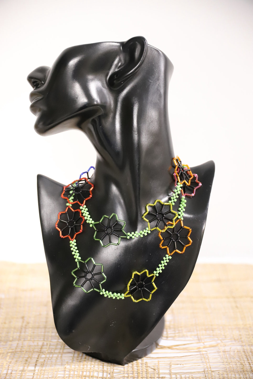 Felisha Billy - Assorted Flower Bead Necklace