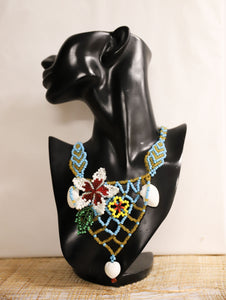 Laura Mooka - Floral Bead Necklace