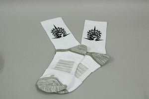 Strait Clothing - Dhari Design white Socks X Large