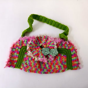 Maryann Sebasio - Crochet Bag Set - Bag, Hair tie, Earrings